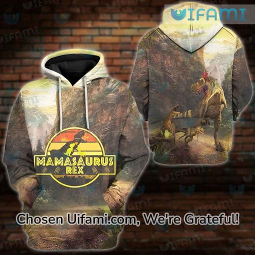 Mamasaurus Rex Hoodie 3D Clever Good Gift For Mom