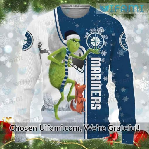 Mariners Sweater Amazing Grinch Max Seattle Mariners Gifts