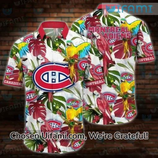 Memorable Montreal Canadiens Hawaiian Shirt Easy Care