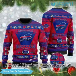 Mens Buffalo Bills Christmas Sweater Terrific Custom Buffalo Bills Gift