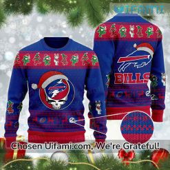 Mens Buffalo Bills Ugly Sweater Grateful Dead Buffalo Bills Christmas Gift