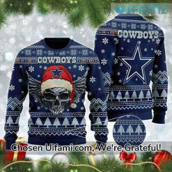 Mens Cowboys Sweater Amazing Skull Dallas Cowboys Gifts For Dad