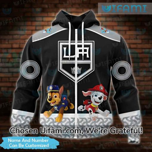 Mens LA Kings Hoodie 3D Personalized Paw Patrol Gift