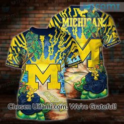 Mens Michigan Shirt 3D Important Michigan Wolverines Gifts For Him
