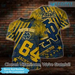 Mens Notre Dame Shirt 3D Greatest Personalized Notre Dame Gifts