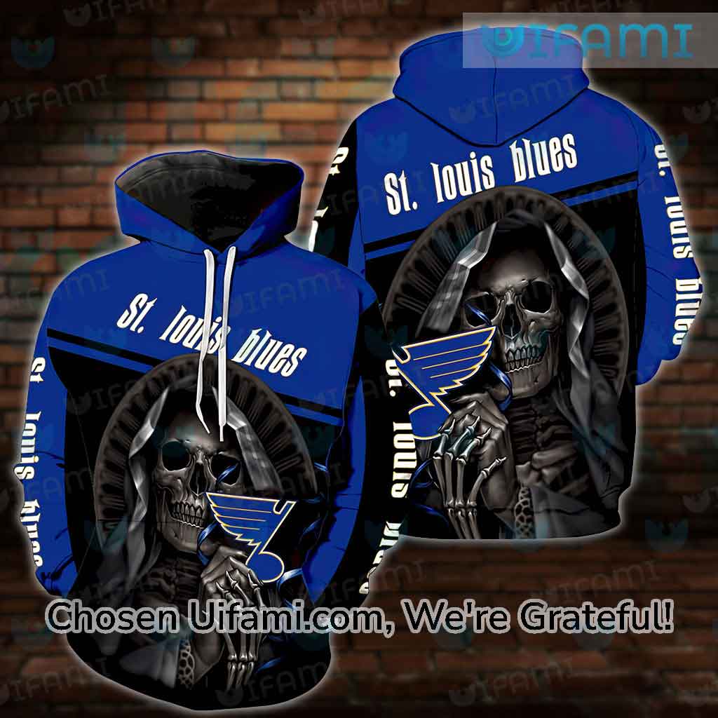 Mens ST Louis Blues Hoodie 3D Playful Pharaoh Skull Gift - Personalized  Gifts: Family, Sports, Occasions, Trending