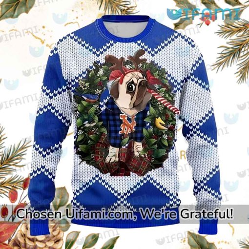 Mets Ugly Christmas Sweater Creative Mets Gifts For Him