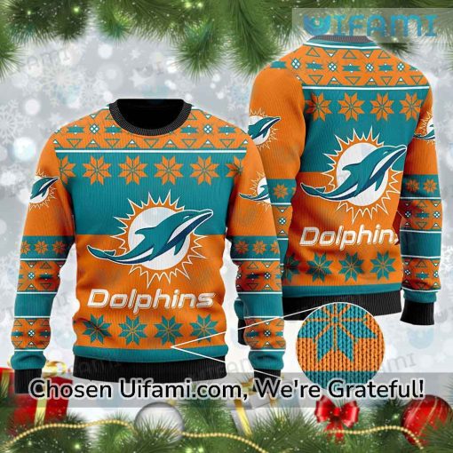 Miami Dolphins Sweater Vintage Bountiful Miami Dolphins Gift