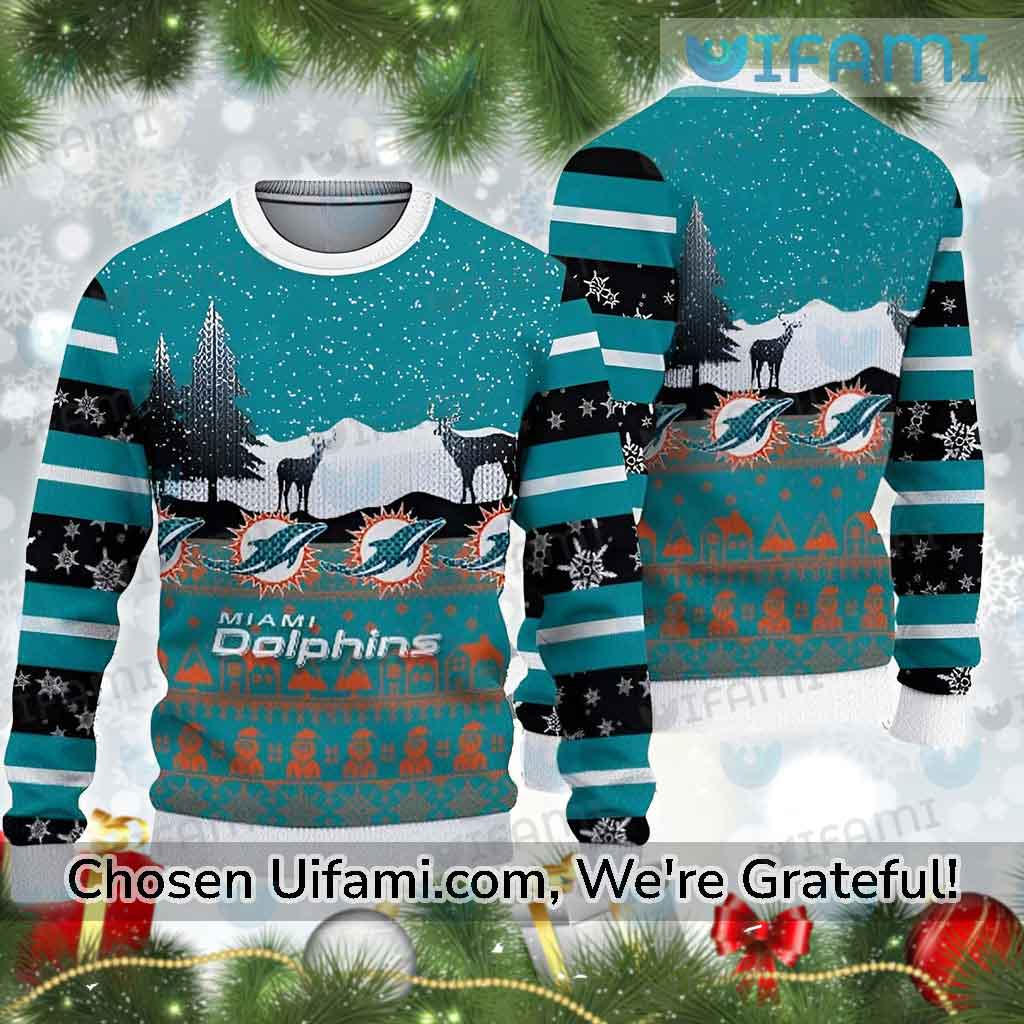 Miami Dolphins Ugly Sweater Tempting Miami Dolphins Gift