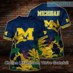 Michigan Basketball Shirt 3D Inexpensive Michigan Wolverines Gift