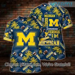 Michigan Clothing 3D Beautiful 1909 Michigan Wolverines Gift Best selling