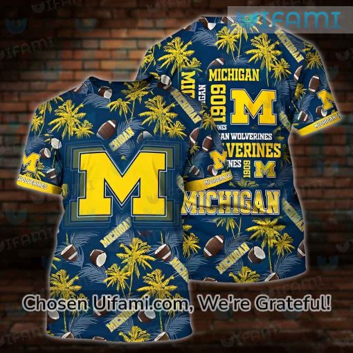 Michigan Clothing 3D Beautiful 1909 Michigan Wolverines Gift