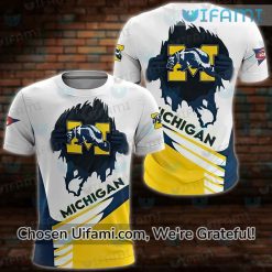 Michigan Graphic Tees 3D Fascinating Michigan Wolverines Gift