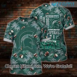 Michigan State Spartans Shirt 3D New 1896 Gifts For Michigan State Fans