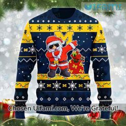 Michigan Sweater Cool Santa Claus Michigan Wolverines Gift
