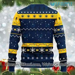 Michigan Sweater Cool Santa Claus Michigan Wolverines Gift Exclusive
