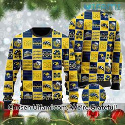 Michigan Vintage Sweater Brilliant Michigan Wolverines Gift