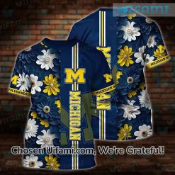 Michigan Wolverines Plus Size Apparel 3D Magnificent Wolverines Gift
