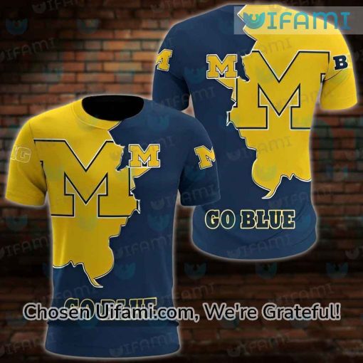 Michigan Womens Apparel 3D Comfortable Michigan Wolverines Gift