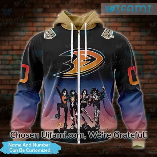 Mighty Ducks Vintage Hoodie 3D Custom Kiss Band Gift