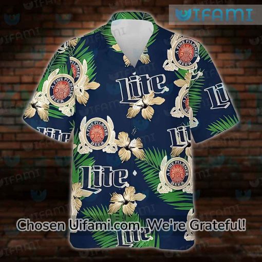 Miller Lite Hawaiian Shirt Novelty Print Gift