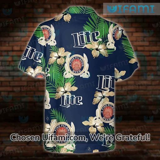 Miller Lite Hawaiian Shirt Novelty Print Gift