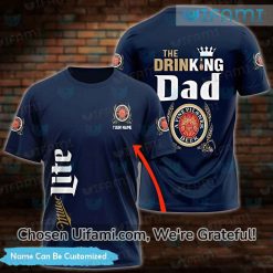 Miller Lite Shirt Vintage 3D Personalized The Drinking Dad Miller Lite Gift