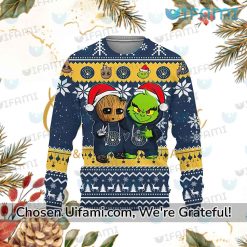 Milwaukee Brewers Ugly Christmas Sweater Greatest Baby Groot Grinch Brewers Gift
