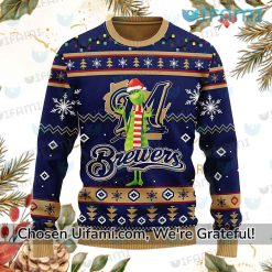 Milwaukee Brewers Ugly Sweater Inspiring Grinch Gifts For Brewers Fans