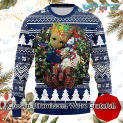 Minnesota Twins Christmas Sweater Surprising Baby Groot MN Twins Gift