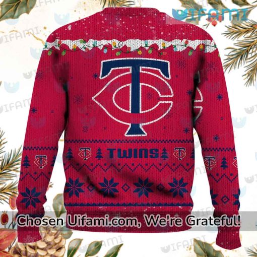 Minnesota Twins Christmas Sweater Terrific Snoopy MN Twins Gift