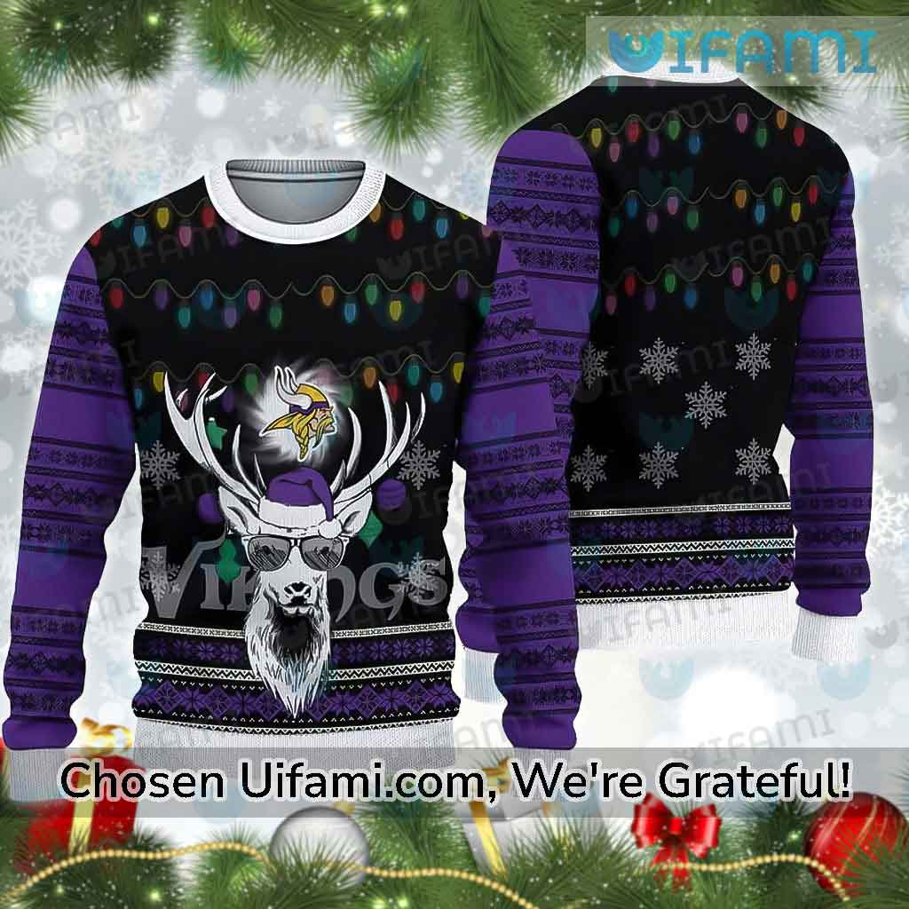 Minnesota Vikings Ugly Christmas Sweater Fascinating Vikings Gifts For Men