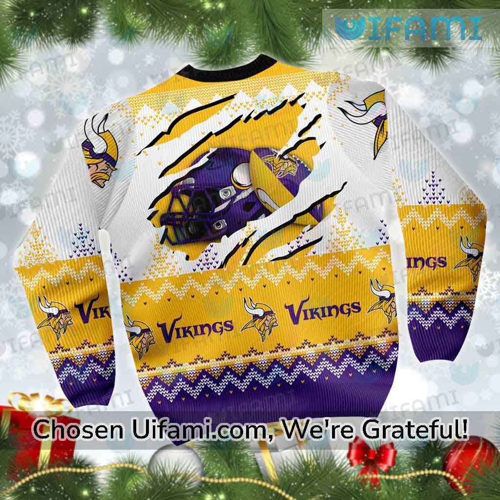 Minnesota Vikings Vintage Sweater Exclusive Gifts For Vikings Fans