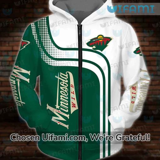 Minnesota Wild Retro Hoodie 3D Funniest Theme Gift