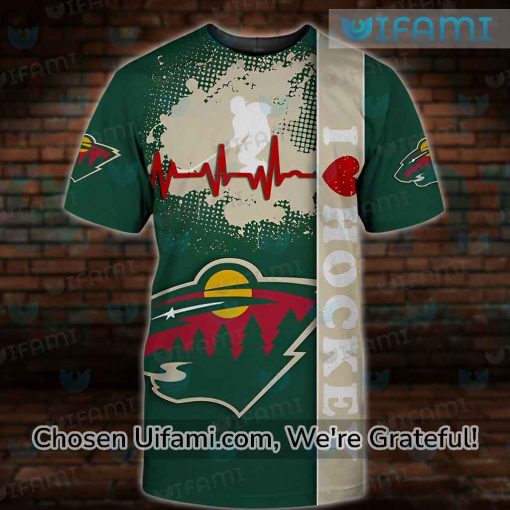 Minnesota Wild Youth Apparel 3D Unique Creation Gift