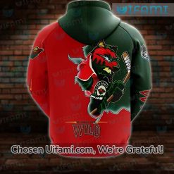 Minnesota Wild Youth Hoodie 3D Fascinating Mascot Gift Latest Model