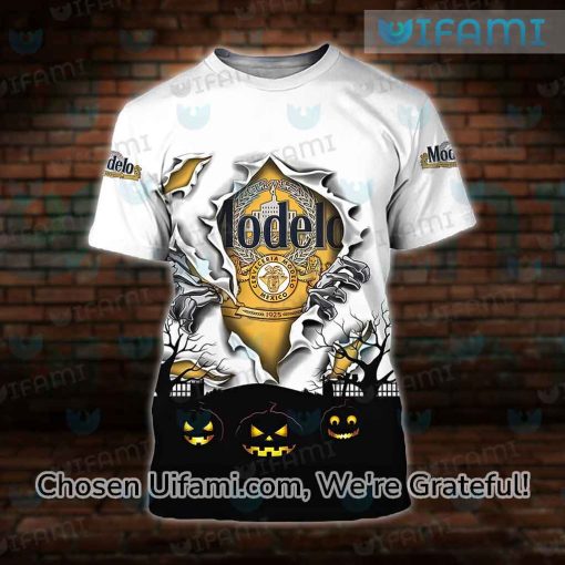 Modelo T-Shirt 3D Best-selling Halloween Modelo Beer Gift