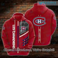 Montreal Canadiens Hoodie 3D Magnificent Go Habs Go Gift