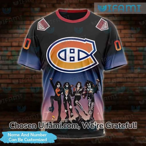 Montreal Canadiens Shirt 3D Custom Kiss Band Gift