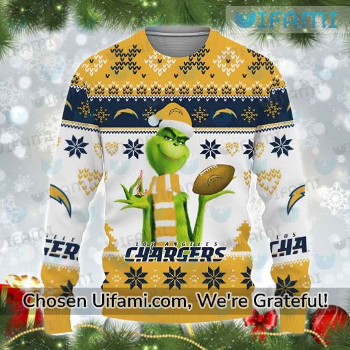 NFL Chargers Sweater Eye-opening Grinch Los Angeles Chargers Gift