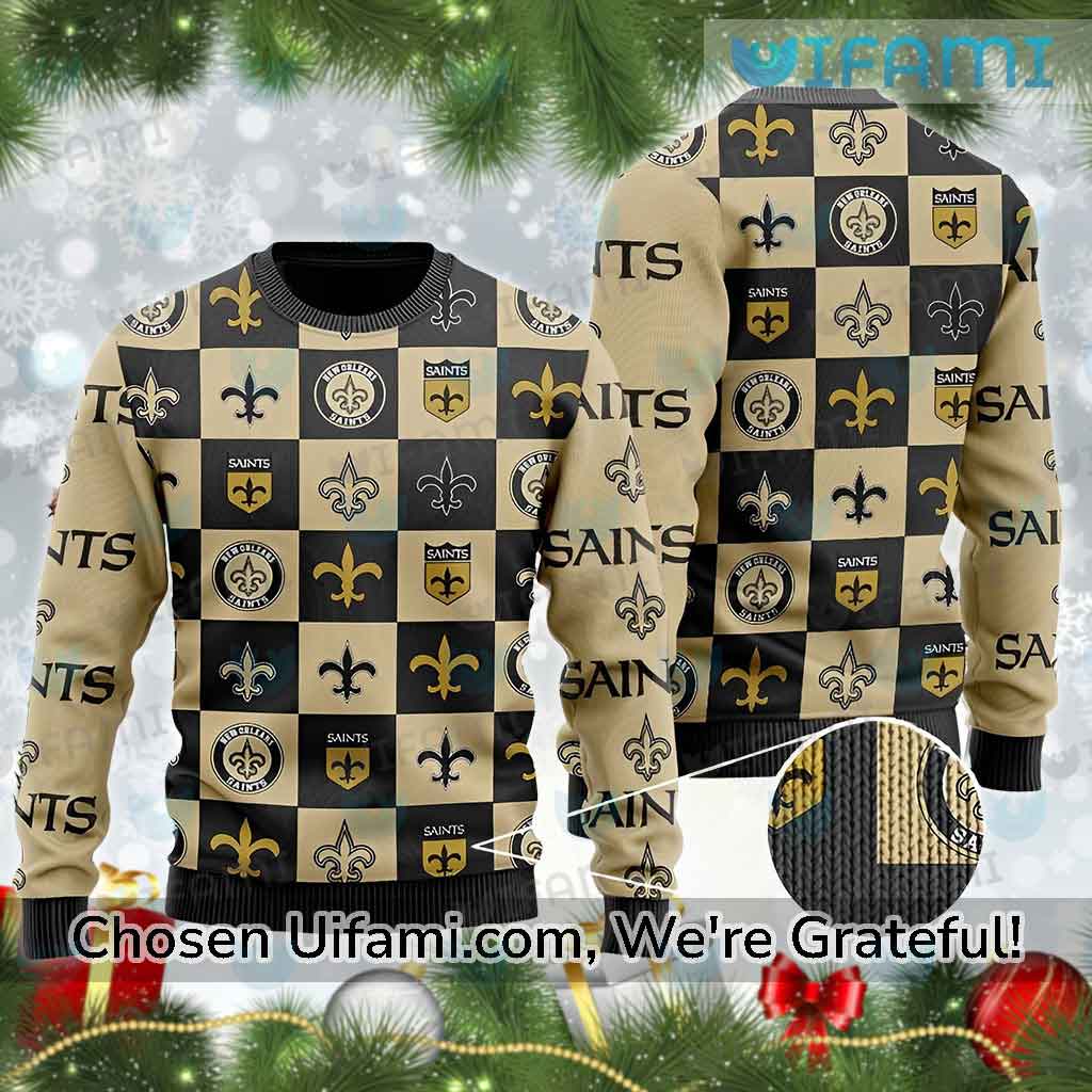 NFL Saints Sweater Discount New Orleans Saints Christmas Gift
