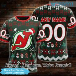 NJ Devils Womens Shirt 3D Custom Christmas Gift
