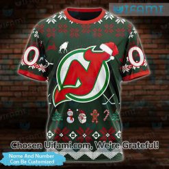 NJ Devils Womens Shirt 3D Custom Christmas Gift