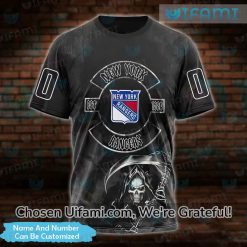 NY Rangers T-Shirt 3D Custom Grim Reaper Gift