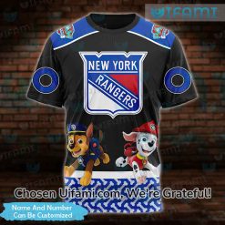 NY Rangers Tee Shirt 3D Customized Paw Patrol Gift Exclusive