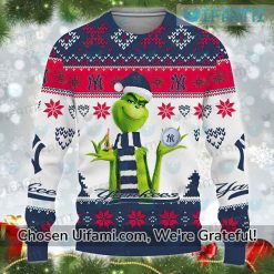 NY Yankees Sweater Outstanding Grinch New York Yankees Gifts For Him