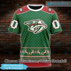 Predators Ugly Christmas Sweater Radiant Rick And Morty Nashville Predators Gift