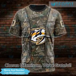 Nashville Preds Shirt 3D Personalized Hunting Camo Predators Gift Best selling