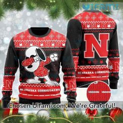 Nebraska Ugly Sweater Last Minute Snoopy Nebraska Cornhuskers Gift