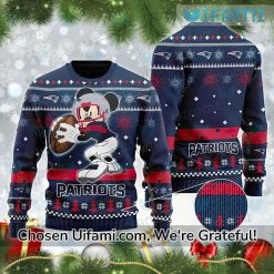 New England Patriots Sweater Brilliant Mickey Patriots Gifts For Him